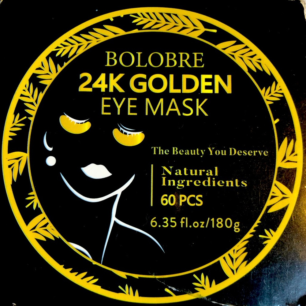Bolobre 24K Golden Eye Mask